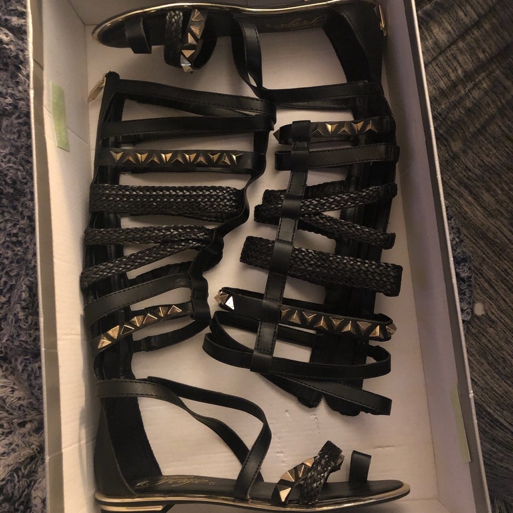 Fergie gladiator sandals